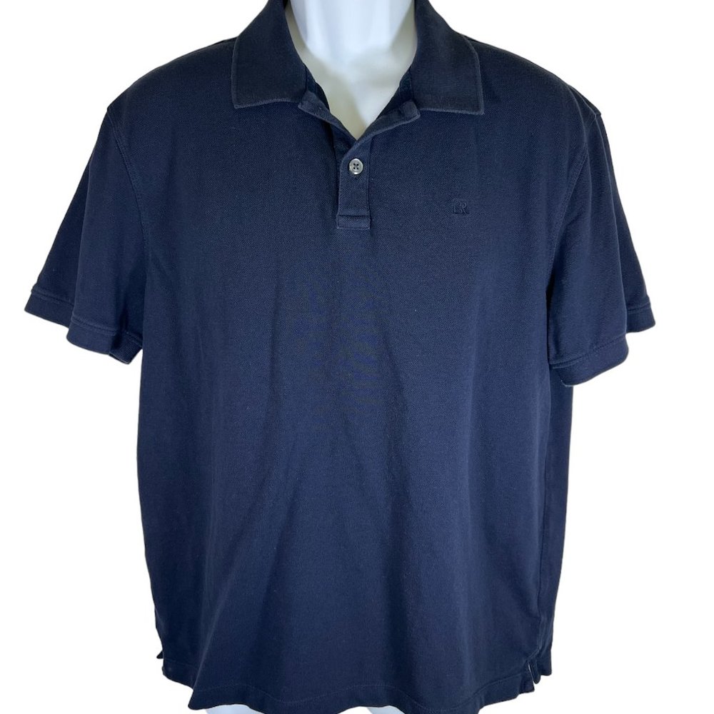 BANANA REPUBLIC ORGANIC COTTON PIQUE POLO SIZE L